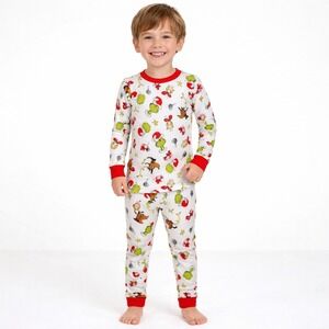 The Grinch Pajama Set Max and Cindy Lou Who Cotton 2 pc Kids Size 10 Carters
